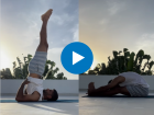 USA Pacer Saurabh Netravalkar Performs Yoga on International Yoga Day 2024 (Watch Video)