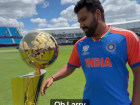 “Oh Larry Paaji, Kya Haal Chaal”: India Captain Rohit Sharma’s Funny Exchange With NBA Trophy Goes Viral (Watch Video)