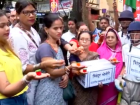 Mumbai: Shiv Sena (UBT) Women Protest With Sindoor Against India-Pakistan Asia Cup Match (Watch Video)