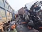 Uttar Pradesh Road Accident: Three Trucks Collide on Raebareli–Ayodhya Highway, Several Seriously Injured; Traffic Disrupted