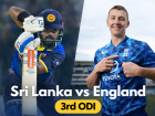SL vs ENG 3rd ODI LIVE Cricket Streaming: When and Where To Watch Sri Lanka vs England Match in India