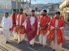 USA Cricket Team Captain Monank Patel, Milind Kumar and Saurabh Netravalkar Visit Tirumala Temple in Andhra Pradesh Amid T20 World Cup 2026 (VIDEO)