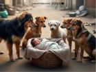 West Bengal Shock: Newborn Abandoned in Cold, Stray Dogs Guard Baby All Night in Nabadweep