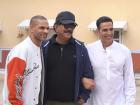 Akshay Kumar & Shikhar Dhawan Bring Cricket Fever to the Sets of Bhooth Bangla