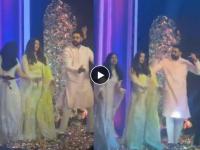 Watch: Abhishek Bachchan, Aishwarya Dance on Iconic 'Kajra Re' Song with Daughter Aaradhya At Family Function, Video goes Viral - News | Watch: Abhishek Bachchan, Aishwarya Dance on Iconic 'Kajra Re' Song with Daughter Aaradhya At Family Function, Video goes Viral | Latest entertainment News at Lokmattimes.com
