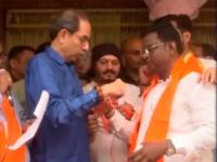 Chhota Rajan’s Brother Ashutosh Nikalje Joins Shiv Sena UBT, Uddhav Thackeray Ties Him Shivbandhan - News | Chhota Rajan’s Brother Ashutosh Nikalje Joins Shiv Sena UBT, Uddhav Thackeray Ties Him Shivbandhan | Latest maharashtra News at Lokmattimes.com Chhota Rajan’s Brother Ashutosh Nikalje Joins Shiv Sena UBT, Uddhav Thackeray Ties Him Shivbandhan - News | Chhota Rajan’s Brother Ashutosh Nikalje Joins Shiv Sena UBT, Uddhav Thackeray Ties Him Shivbandhan | Latest maharashtra News at Lokmattimes.com