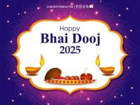 Bhai Dooj 2025 Wishes: Messages, Images, WhatsApp Status to Share With Brothers and Family on Bhaubeej - News | Bhai Dooj 2025 Wishes: Messages, Images, WhatsApp Status to Share With Brothers and Family on Bhaubeej | Latest lifestyle News at Lokmattimes.com