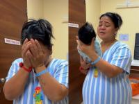 Comedian Bharti Singh Holds Her Newborn Baby for the First Time After Two Days, Gets Emotional - News | Comedian Bharti Singh Holds Her Newborn Baby for the First Time After Two Days, Gets Emotional | Latest entertainment News at Lokmattimes.com