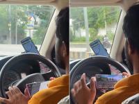 WATCH: Cab Driver Caught Playing PUBG While Driving, Video Goes Viral - News | WATCH: Cab Driver Caught Playing PUBG While Driving, Video Goes Viral | Latest social-viral News at Lokmattimes.com