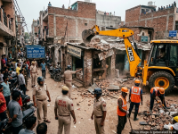 Delhi: Police, MCD Demolish Over 30 Drug Peddling Spots In Baba Haridas Nagar Crackdown - News | Delhi: Police, MCD Demolish Over 30 Drug Peddling Spots In Baba Haridas Nagar Crackdown | Latest national News at Lokmattimes.com Delhi: Police, MCD Demolish Over 30 Drug Peddling Spots In Baba Haridas Nagar Crackdown - News | Delhi: Police, MCD Demolish Over 30 Drug Peddling Spots In Baba Haridas Nagar Crackdown | Latest national News at Lokmattimes.com