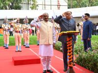 Vice President and Lok Sabha Speaker Hoist National Flag at New Parliament Building in Delhi - News | Vice President and Lok Sabha Speaker Hoist National Flag at New Parliament Building in Delhi | Latest national News at Lokmattimes.com Vice President and Lok Sabha Speaker Hoist National Flag at New Parliament Building in Delhi - News | Vice President and Lok Sabha Speaker Hoist National Flag at New Parliament Building in Delhi | Latest national News at Lokmattimes.com