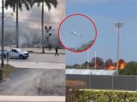 Florida Plane Crash: 3 Killed, 1 Injured After Small Aircraft Crashes in Boca Raton; Incident Caught on Camera - News | Florida Plane Crash: 3 Killed, 1 Injured After Small Aircraft Crashes in Boca Raton; Incident Caught on Camera | Latest international News at Lokmattimes.com
