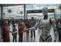 Pune Airport Begins Trial of AI Humanoid Robot for Flight Information and Security Support - News | Pune Airport Begins Trial of AI Humanoid Robot for Flight Information and Security Support | Latest pune News at Lokmattimes.com Pune Airport Begins Trial of AI Humanoid Robot for Flight Information and Security Support - News | Pune Airport Begins Trial of AI Humanoid Robot for Flight Information and Security Support | Latest pune News at Lokmattimes.com