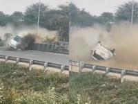 Watch: Car Loses Control, Overturns After Hitting Divider on Gujarat’s Palanpur–Deesa Highway - News | Watch: Car Loses Control, Overturns After Hitting Divider on Gujarat’s Palanpur–Deesa Highway | Latest national News at Lokmattimes.com Watch: Car Loses Control, Overturns After Hitting Divider on Gujarat’s Palanpur–Deesa Highway - News | Watch: Car Loses Control, Overturns After Hitting Divider on Gujarat’s Palanpur–Deesa Highway | Latest national News at Lokmattimes.com
