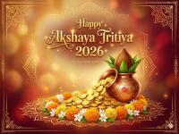 Happy Akshaya Tritiya 2026: Wishes, Greeting Cards, WhatsApp Status, Images To Share With Family And Friends - News | Happy Akshaya Tritiya 2026: Wishes, Greeting Cards, WhatsApp Status, Images To Share With Family And Friends | Latest lifestyle News at Lokmattimes.com