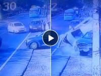 Hathras Accident: One Killed, Several Injured as High-Speed Car Loses Control, Hits Another Vehicle in UP (VIDEO) - News | Hathras Accident: One Killed, Several Injured as High-Speed Car Loses Control, Hits Another Vehicle in UP (VIDEO) | Latest national News at Lokmattimes.com