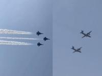 Watch: Indian Air Force Conducts Air Show Over Maha Kumbh Mela Kshetra On Last Day of Kumbh - News | Watch: Indian Air Force Conducts Air Show Over Maha Kumbh Mela Kshetra On Last Day of Kumbh | Latest national News at Lokmattimes.com