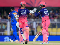IPL 2026: Yashasvi Jaiswal, Vaibhav Suryavanshi Power Rajasthan Royals to 150/3 Against Mumbai Indians in Rain-Shortened Clash - News | IPL 2026: Yashasvi Jaiswal, Vaibhav Suryavanshi Power Rajasthan Royals to 150/3 Against Mumbai Indians in Rain-Shortened Clash | Latest cricket News at Lokmattimes.com