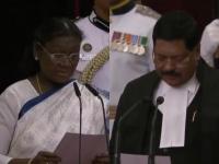 Justice BR Gavai Takes Oath as Chief Justice of India in Presence of President Droupadi Murmu (Watch Video) - News | Justice BR Gavai Takes Oath as Chief Justice of India in Presence of President Droupadi Murmu (Watch Video) | Latest national News at Lokmattimes.com