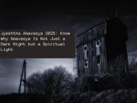 Jyeshtha Amavasya 2025: Why Amavasya Is Not Just a Dark Night but a Spiritual Light - News | Jyeshtha Amavasya 2025: Why Amavasya Is Not Just a Dark Night but a Spiritual Light | Latest lifestyle News at Lokmattimes.com Jyeshtha Amavasya 2025: Why Amavasya Is Not Just a Dark Night but a Spiritual Light - News | Jyeshtha Amavasya 2025: Why Amavasya Is Not Just a Dark Night but a Spiritual Light | Latest lifestyle News at Lokmattimes.com