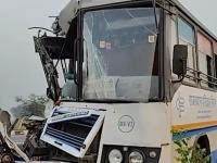 Rajasthan Bus Accident: Over 24 Injured After RSRTC Bus Collides With Truck in Kotputli - News | Rajasthan Bus Accident: Over 24 Injured After RSRTC Bus Collides With Truck in Kotputli | Latest national News at Lokmattimes.com