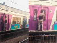Mumbai Local Train Video: Men Seen Hanging Outside Closed Doors, Sparks Safety Concerns (Watch) - News | Mumbai Local Train Video: Men Seen Hanging Outside Closed Doors, Sparks Safety Concerns (Watch) | Latest mumbai News at Lokmattimes.com