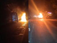 Maharashtra Accident: Car Catches Fire After Head-On Crash with Luxury Bus on Nagar-Manmad Highway; 1 Dead - News | Maharashtra Accident: Car Catches Fire After Head-On Crash with Luxury Bus on Nagar-Manmad Highway; 1 Dead | Latest maharashtra News at Lokmattimes.com Maharashtra Accident: Car Catches Fire After Head-On Crash with Luxury Bus on Nagar-Manmad Highway; 1 Dead - News | Maharashtra Accident: Car Catches Fire After Head-On Crash with Luxury Bus on Nagar-Manmad Highway; 1 Dead | Latest maharashtra News at Lokmattimes.com