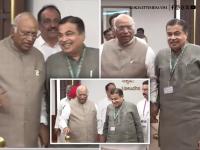 Vice-Presidential Election 2025: Nitin Gadkari and Mallikarjun Kharge Hand-in-Hand Video Goes Viral - News | Vice-Presidential Election 2025: Nitin Gadkari and Mallikarjun Kharge Hand-in-Hand Video Goes Viral | Latest national News at Lokmattimes.com Vice-Presidential Election 2025: Nitin Gadkari and Mallikarjun Kharge Hand-in-Hand Video Goes Viral - News | Vice-Presidential Election 2025: Nitin Gadkari and Mallikarjun Kharge Hand-in-Hand Video Goes Viral | Latest national News at Lokmattimes.com