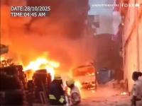 Patna Fire: Massive Blaze Erupts at Tyre Warehouse in Jakariyapur - News | Patna Fire: Massive Blaze Erupts at Tyre Warehouse in Jakariyapur | Latest national News at Lokmattimes.com