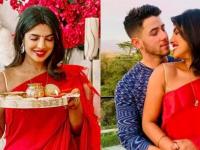 Desi girl Priyanka Chopra celebrates Karwa Chauth with hubby Nick Jonas in Los Angeles - News | Desi girl Priyanka Chopra celebrates Karwa Chauth with hubby Nick Jonas in Los Angeles | Latest entertainment News at Lokmattimes.com