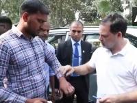 Rahul Gandhi Stops His Car Mid-Journey After Noticing Injured Autorickshaw Driver (Watch Video) - News | Rahul Gandhi Stops His Car Mid-Journey After Noticing Injured Autorickshaw Driver (Watch Video) | Latest national News at Lokmattimes.com Rahul Gandhi Stops His Car Mid-Journey After Noticing Injured Autorickshaw Driver (Watch Video) - News | Rahul Gandhi Stops His Car Mid-Journey After Noticing Injured Autorickshaw Driver (Watch Video) | Latest national News at Lokmattimes.com