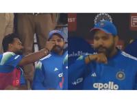 Rohit Sharma Makes Wish After Rishabh Pant Spots a Fallen Eyelash During IND vs SA 2nd ODI (VIDEO) - News | Rohit Sharma Makes Wish After Rishabh Pant Spots a Fallen Eyelash During IND vs SA 2nd ODI (VIDEO) | Latest cricket News at Lokmattimes.com