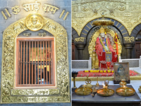 Dubai-Based Sai Devotee Donates ₹55 Lakh Gold Frame to Shirdi Temple (Photos) - News | Dubai-Based Sai Devotee Donates ₹55 Lakh Gold Frame to Shirdi Temple (Photos) | Latest maharashtra News at Lokmattimes.com