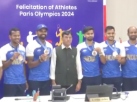 Sports Minister Mansukh Mandaviya Felicitates Indian Men's Hockey Team in Delhi (Watch Video) - News | Sports Minister Mansukh Mandaviya Felicitates Indian Men's Hockey Team in Delhi (Watch Video) | Latest national News at Lokmattimes.com Sports Minister Mansukh Mandaviya Felicitates Indian Men's Hockey Team in Delhi (Watch Video) - News | Sports Minister Mansukh Mandaviya Felicitates Indian Men's Hockey Team in Delhi (Watch Video) | Latest national News at Lokmattimes.com