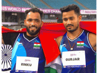 World Para Athletics 2025: India’s Rinku Hooda Wins Gold, Sundar Singh Gurjar Secures Silver in Men’s Javelin Throw F46 Event - News | World Para Athletics 2025: India’s Rinku Hooda Wins Gold, Sundar Singh Gurjar Secures Silver in Men’s Javelin Throw F46 Event | Latest other-sports News at Lokmattimes.com