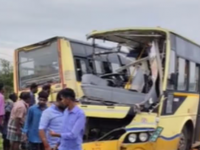 Tamil Nadu Road Accident: Seven Killed After Two Buses Collide Head-On Near Tirupattur - News | Tamil Nadu Road Accident: Seven Killed After Two Buses Collide Head-On Near Tirupattur | Latest national News at Lokmattimes.com