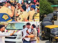 Sena-MNS Clash: MNS Workers Allegedly Attack Sanjay Nirupam's Car in Dahisar Over Marathi Language Compulsion - News | Sena-MNS Clash: MNS Workers Allegedly Attack Sanjay Nirupam's Car in Dahisar Over Marathi Language Compulsion | Latest mumbai News at Lokmattimes.com
