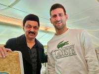 Tamil Nadu CM MK Stalin Meets Novak Djokovic en Route to Spain, Shares Picture - News | Tamil Nadu CM MK Stalin Meets Novak Djokovic en Route to Spain, Shares Picture | Latest national News at Lokmattimes.com