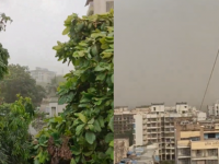 Maharashtra Weather: Massive Dust Storm Hits Thane And Navi Mumbai, Heavy Rain Follows In Panvel - News | Maharashtra Weather: Massive Dust Storm Hits Thane And Navi Mumbai, Heavy Rain Follows In Panvel | Latest maharashtra News at Lokmattimes.com Maharashtra Weather: Massive Dust Storm Hits Thane And Navi Mumbai, Heavy Rain Follows In Panvel - News | Maharashtra Weather: Massive Dust Storm Hits Thane And Navi Mumbai, Heavy Rain Follows In Panvel | Latest maharashtra News at Lokmattimes.com