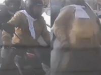 Uttar Pradesh: Dashcam Records Car Ramming Into Bike, Knocks Motorcyclist Down in Bareilly; Video Goes Viral - News | Uttar Pradesh: Dashcam Records Car Ramming Into Bike, Knocks Motorcyclist Down in Bareilly; Video Goes Viral | Latest national News at Lokmattimes.com