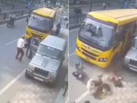 Dehradun Accident: Three Seriously Injured as Bus Hits Pedestrians, CCTV Footage Surfaces - News | Dehradun Accident: Three Seriously Injured as Bus Hits Pedestrians, CCTV Footage Surfaces | Latest national News at Lokmattimes.com Dehradun Accident: Three Seriously Injured as Bus Hits Pedestrians, CCTV Footage Surfaces - News | Dehradun Accident: Three Seriously Injured as Bus Hits Pedestrians, CCTV Footage Surfaces | Latest national News at Lokmattimes.com