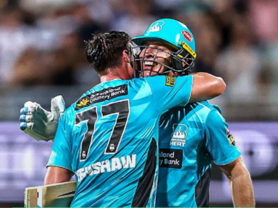 BBL 2025: Brisbane Heat Chase 258 vs Perth Scorchers, Third-Highest T20 Chase Ever (VIDEO)