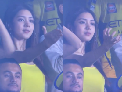 Female Fan’s Reaction to MS Dhoni’s Wicket During RR vs CSK IPL 2025 Match Goes Viral (Watch Video)