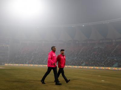 IND vs SA: India vs South Africa 4th T20I Abandoned Due to Excessive Fog in Lucknow