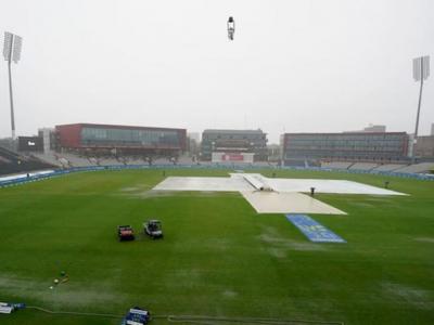 India vs England Semi-Final Weather Update: Rain Lashes Guyana Ahead of IND vs ENG T20 World Cup 2024 Match (Watch Video)