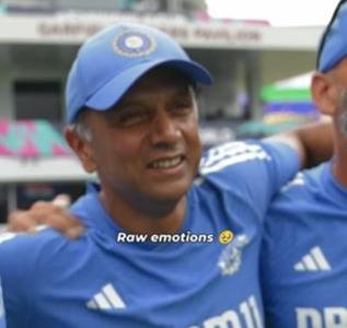 ICC Honors Rahul Dravid with Special Tribute After India's T20 World Cup 2024 Victory (Watch Video)