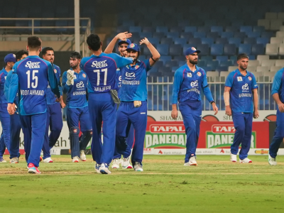 Rashid Khan, Sharafuddin Ashraf Lead Afghanistan to 38-Run Win Over UAE in Tri-Series 2025