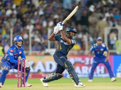 Gujarat Titans vs Mumbai Indians Score, IPL 2025: Sai Sudharsan’s 63 Powers GT to 196/8 Against MI at Narendra Modi Stadium
