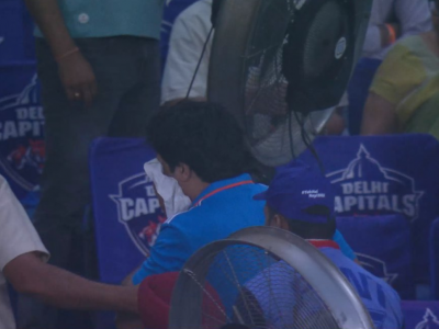 Fan Injured After Being Hit by Tim David's Powerful Six During DC vs MI IPL 2024 Match at Arun Jaitley Stadium