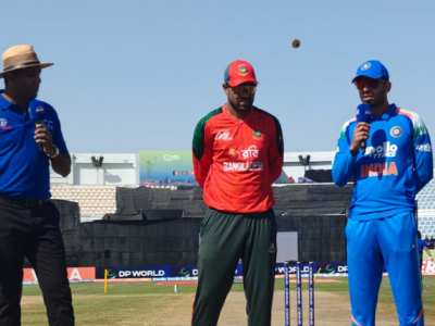 India A Captain Jitesh Sharma Wins Toss, Opts to Bowl Against Bangladesh A in Asia Cup Rising Stars 2025 Semi-Final - Check Playing XIs